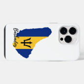Barbados Map iPhone Hülle (Rückseite (Horizontal))