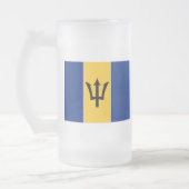 Barbados Mattglas Bierglas (Links)