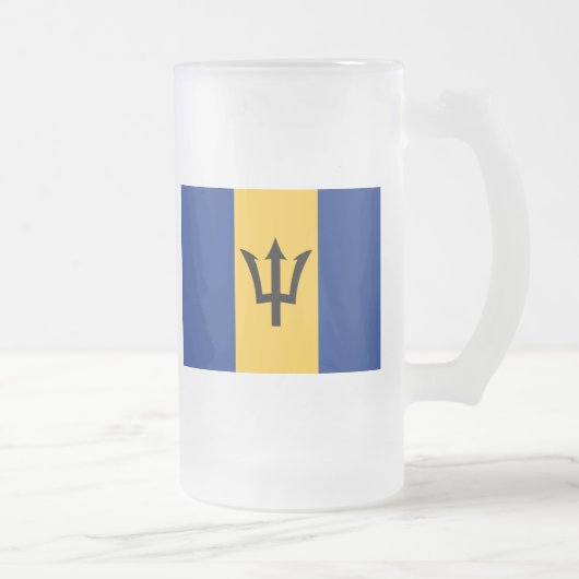Barbados Mattglas Bierglas (Rechts)