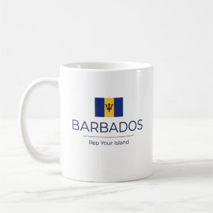 Barbados Minimalist Täglicher Stolz Kaffeetasse