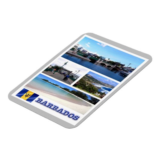Barbados - Mosaik - Magnet (Linke Seite)