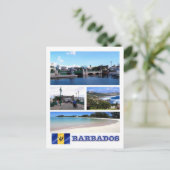 Barbados - Mosaik - Postkarte (Stehend Vorderseite)