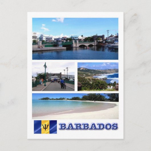 Barbados - Mosaik - Postkarte (Vorderseite)