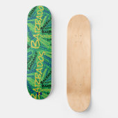 Barbados Nationalstolz Wordcloud Skateboard (Vorderseite)