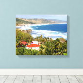 Barbados, Ozean, Strand, Tropen, Leinwand (Insitu (Holzboden))