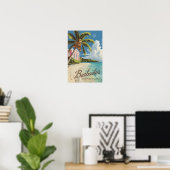Barbados Painterly Travel Art Vintag Poster (Heimbüro)