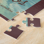 Barbados Painterly Travel Art Vintag Puzzle (Seite)