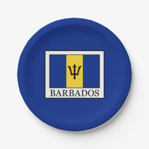 Barbados Pappteller