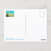 BARBADOS--PARADIES GEFUNDEN! WUNDERSCHÖNE STRANDSZ POSTKARTE (Rückseite)