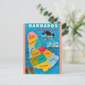 Barbados - Paradies-Postkarte Postkarte (Stehend Vorderseite)
