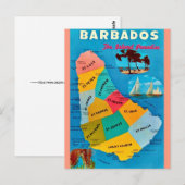 Barbados - Paradies-Postkarte Postkarte (Vorne/Hinten)