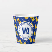 BARBADOS Patriotic Customizable Bajan Milchtasse (Vorderseite)