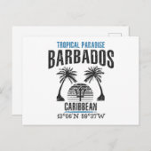Barbados Postkarte (Vorne/Hinten)