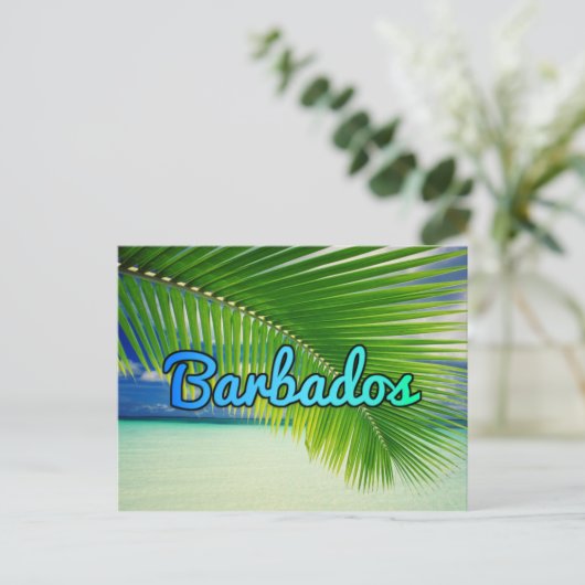 Barbados Postkarte (Stehend Vorderseite)