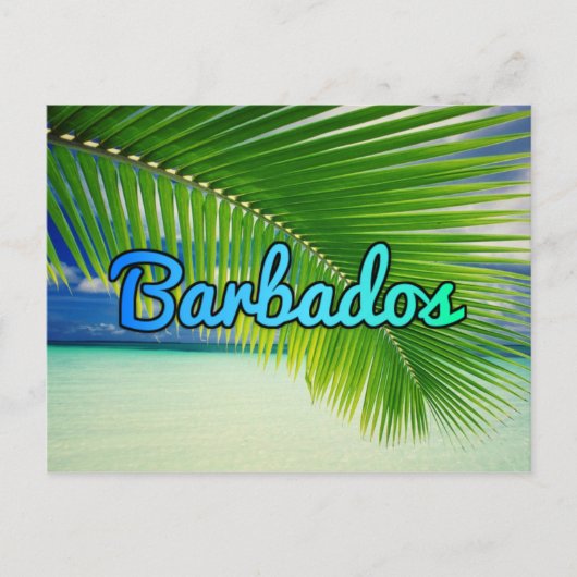 Barbados Postkarte (Vorderseite)