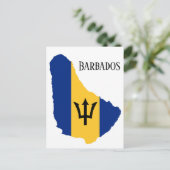 Barbados Postkarte (Stehend Vorderseite)