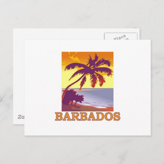 Barbados Postkarte (Vorne/Hinten)