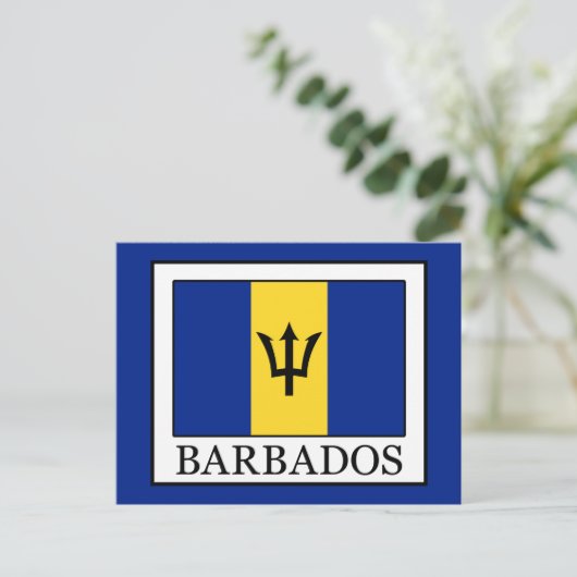 Barbados Postkarte (Stehend Vorderseite)