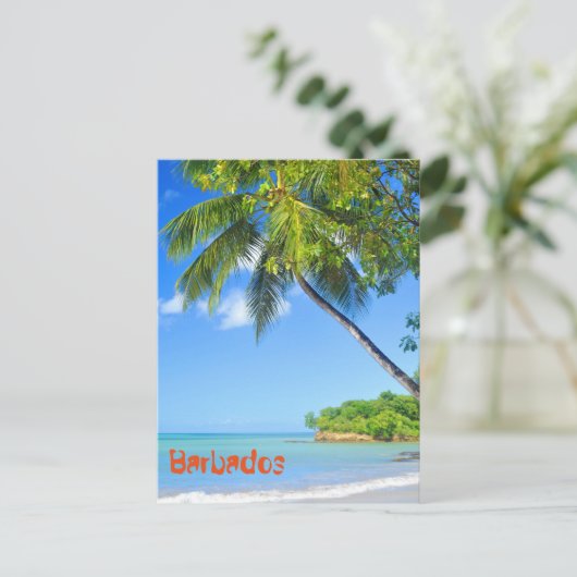 Barbados Postkarte (Stehend Vorderseite)