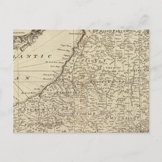 Barbados Postkarte (Vorderseite)