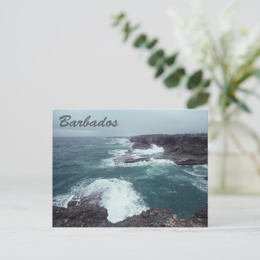 Barbados Postkarte (Stehend Vorderseite)