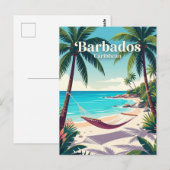 Barbados Postkarte (Vorne/Hinten)