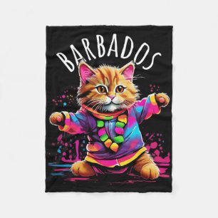 Barbados Quirky Niedliches Tanzfestival Fleecedecke