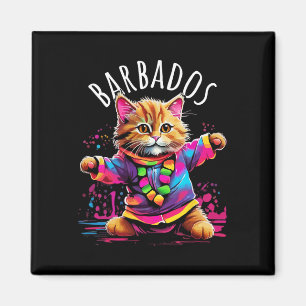 Barbados Quirky Niedliches Tanzfestival Magnet