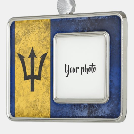 Barbados Rahmen-Ornament Silber (Links)