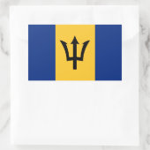 BARBADOS RECHTECKIGER AUFKLEBER (Tasche)