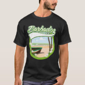 Barbados Reiselogo T-Shirt (Vorderseite)