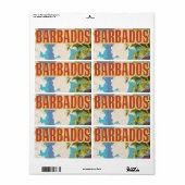 Barbados Reiseplakat (Vorne)