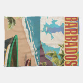 Barbados Reiseplakat Handtuch (Horizontal)