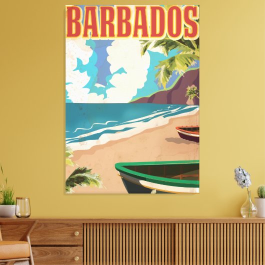 Barbados Reiseplakat Leinwanddruck (Insitu (Wohnzimmer))