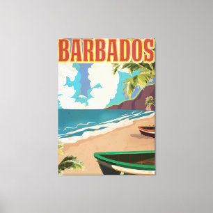 Barbados Reiseplakat Leinwanddruck