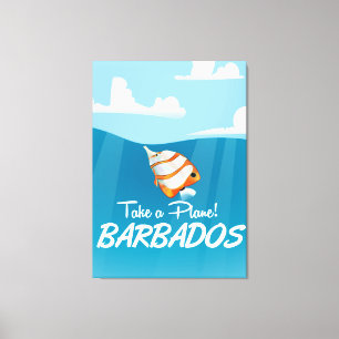 Barbados Reiseplakat Leinwanddruck