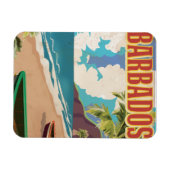 Barbados Reiseplakat Magnet (Horizontal)