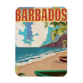 Barbados Reiseplakat Magnet (Vertikal)