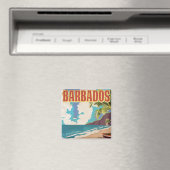 Barbados Reiseplakat Magnet (In Situ (Geschirrspüler))