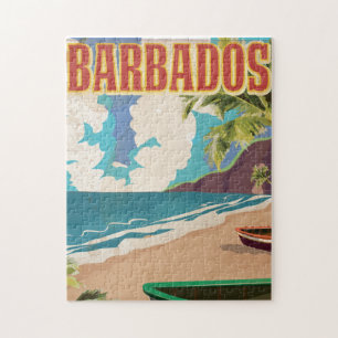 Barbados-Reiseplakat Puzzle