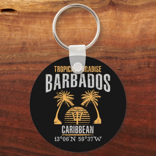 Barbados Schlüsselanhänger (Vorderseite)