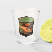 Barbados Schnapsglas (Vorderseite)