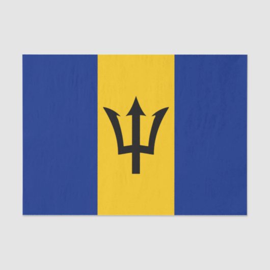 Barbados Seidenpapier (Vorderseite)