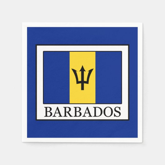 Barbados Serviette (Vorderseite)
