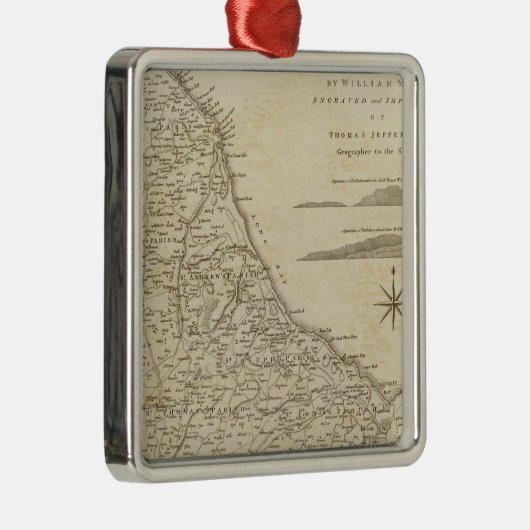 Barbados Silbernes Ornament (Rechts)