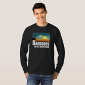 Barbados so hot right now Retro Travel Beach Vacat T-Shirt (Vorne ganz)