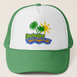 Barbados-Staat des Sinneshutes - wählen Sie Farbe Truckerkappe