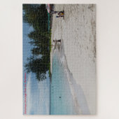Barbados Sunny Beach Szene. Jigsaw Puzzle (Vertikal)