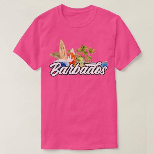 Barbados-Surf T-Shirt (Design vorne)