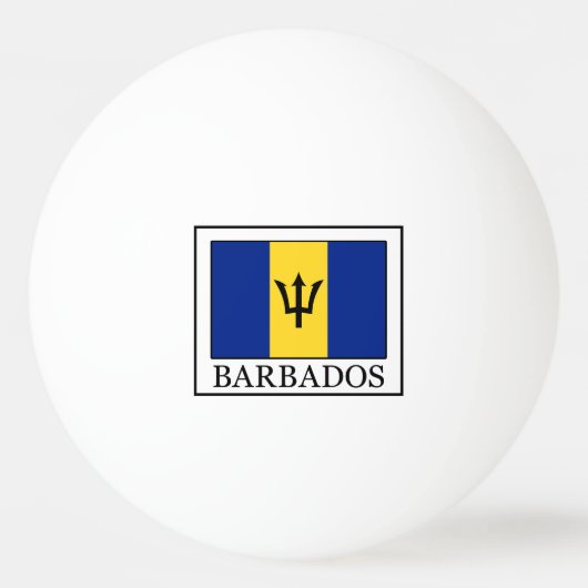 Barbados Tischtennisball (Vorderseite)